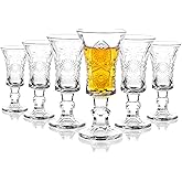 Sdatook Shot Glasses, 1.5oz Shot Glasses Set of 6/Cordial Glasses/Sherry Glasses