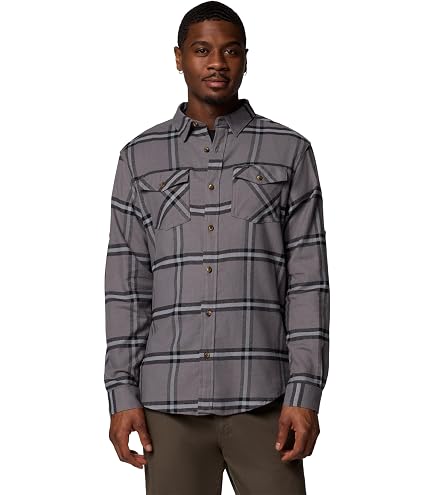 Camisa De Franela Gruesa Fjällräven Singi Para Hombre – Algodón, Mangas Largas, Corte Regular, Estilo Robusto