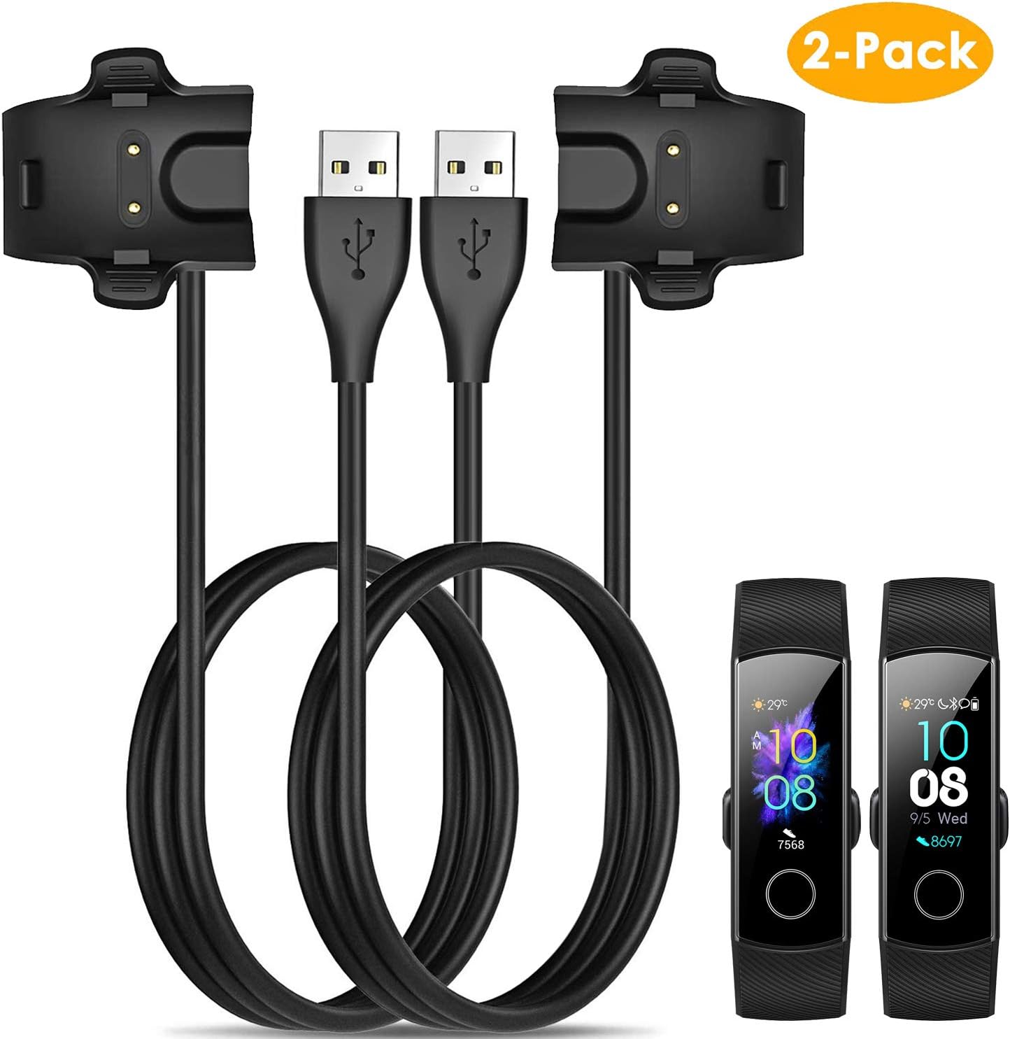 CAVN Compatible with Huawei Honor Band 5 Charger, 2 Amazon.co.uk