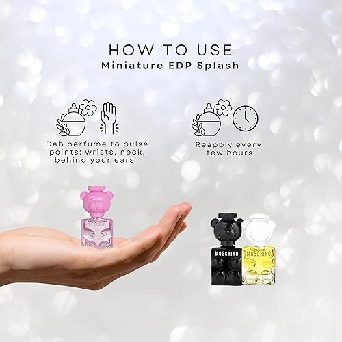 MOSCHINO Perfume for Women Variety Mini Splash Giftset Bubble