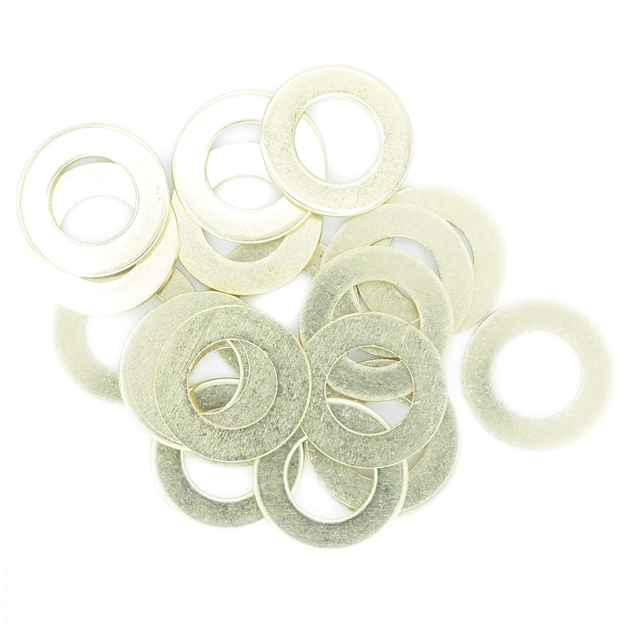 M4 (4mm) Flat Washer (Form A) - Brass (Pack of 20)