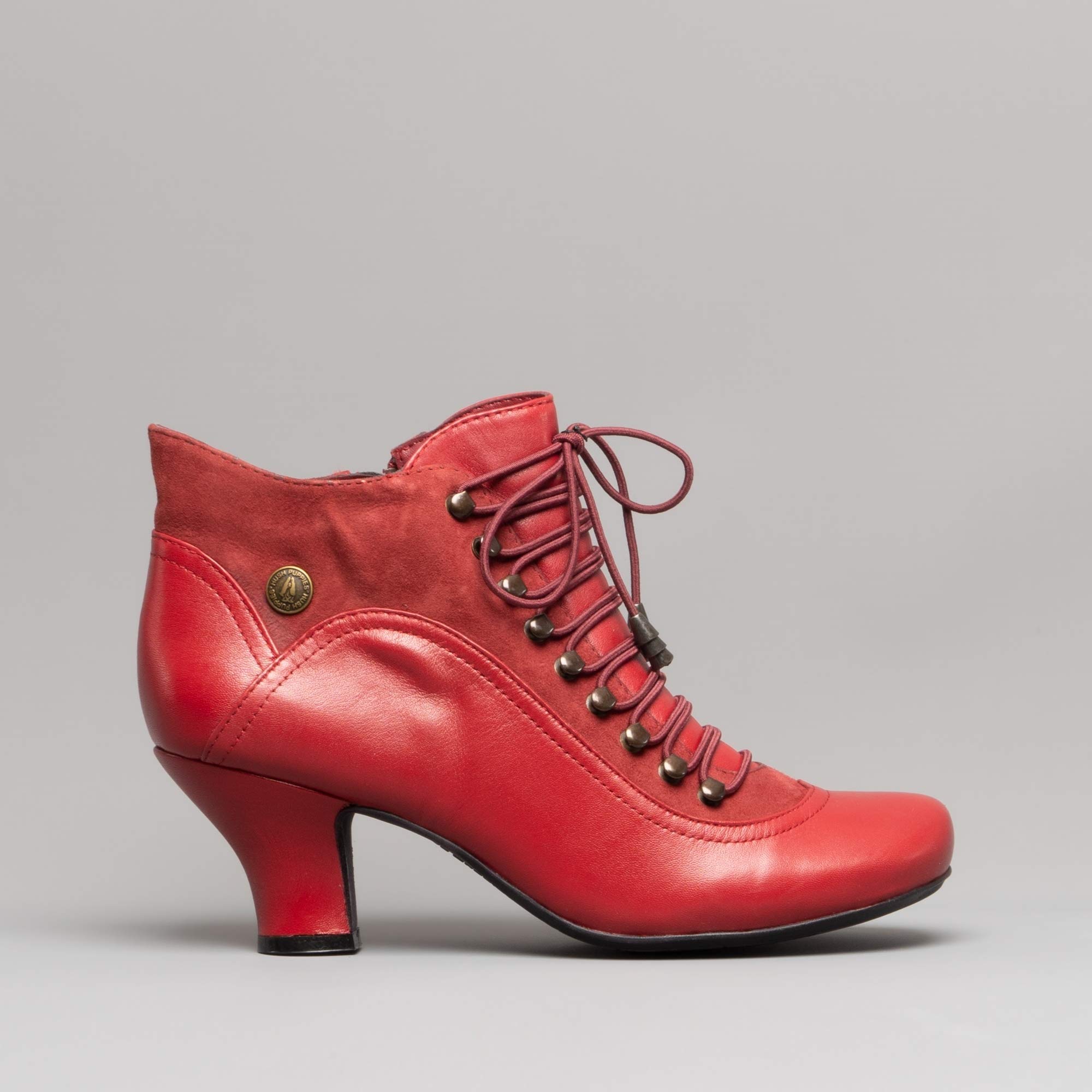 Hush Puppies Women's Vivianna Ankle boots, Red, 3 UK