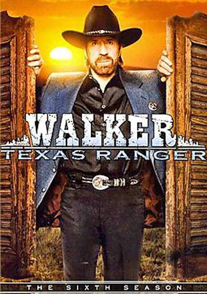 WALKER TEXAS RANGERSIXTH SEASON BY WALKER,TEXAS RANGER DVD 6 DISCS