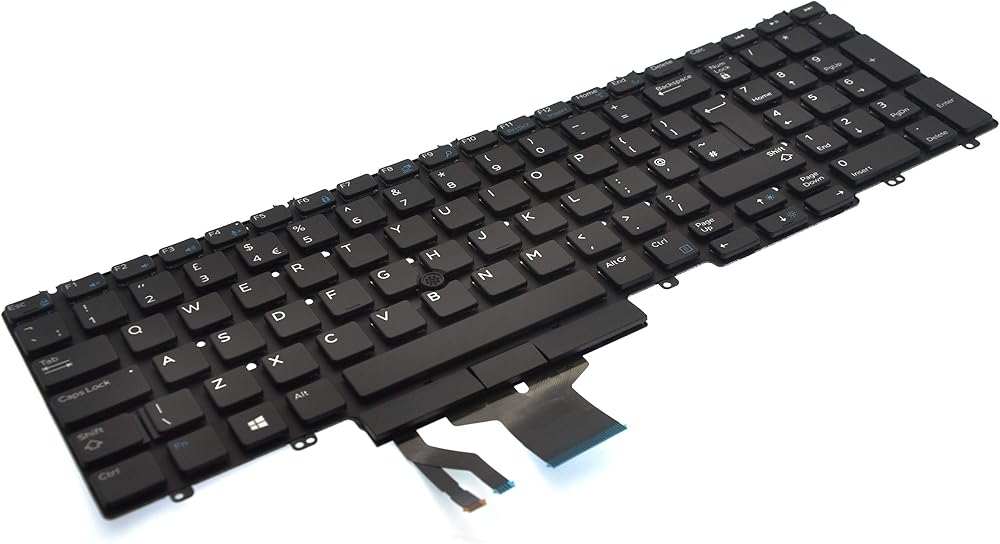 Dell UK English QWERTY Non-Backlit Keyboard Precision 7530 7540 7730 FMW35