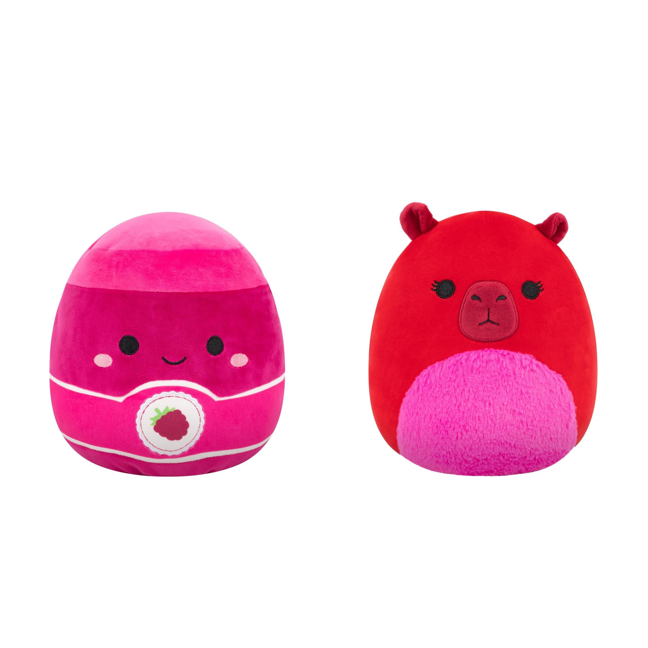 Squishmallows Original 8in Capybara and Jam FlipAMallows – Official Jazwares Flippable Plush (Little)