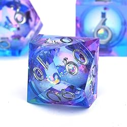 Liquid core Quicksand DND Resin dice Set, Dungeons