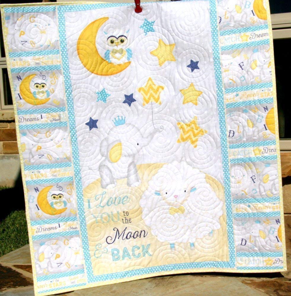 love you to the moon and back baby bedding