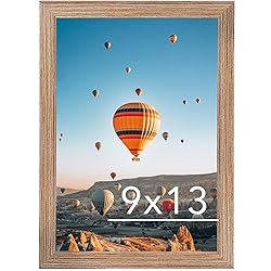 JCJMY 9x13 Picture Frame Rustic Brown for Wall
