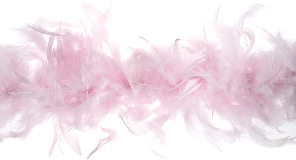 Trimits Marabou Feather Boa 1.8m Pink 12cm Fancy Dress Scarf