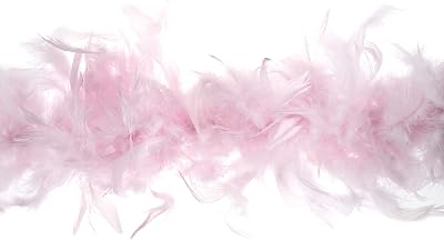 Trimits Marabou Feather Boa 1.8m Pink 12cm Fancy Dress Scarf