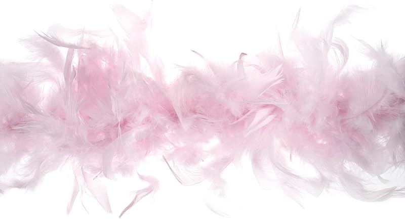 Trimits Marabou Feather Boa 1.8m Pink 12cm Fancy Dress Scarf