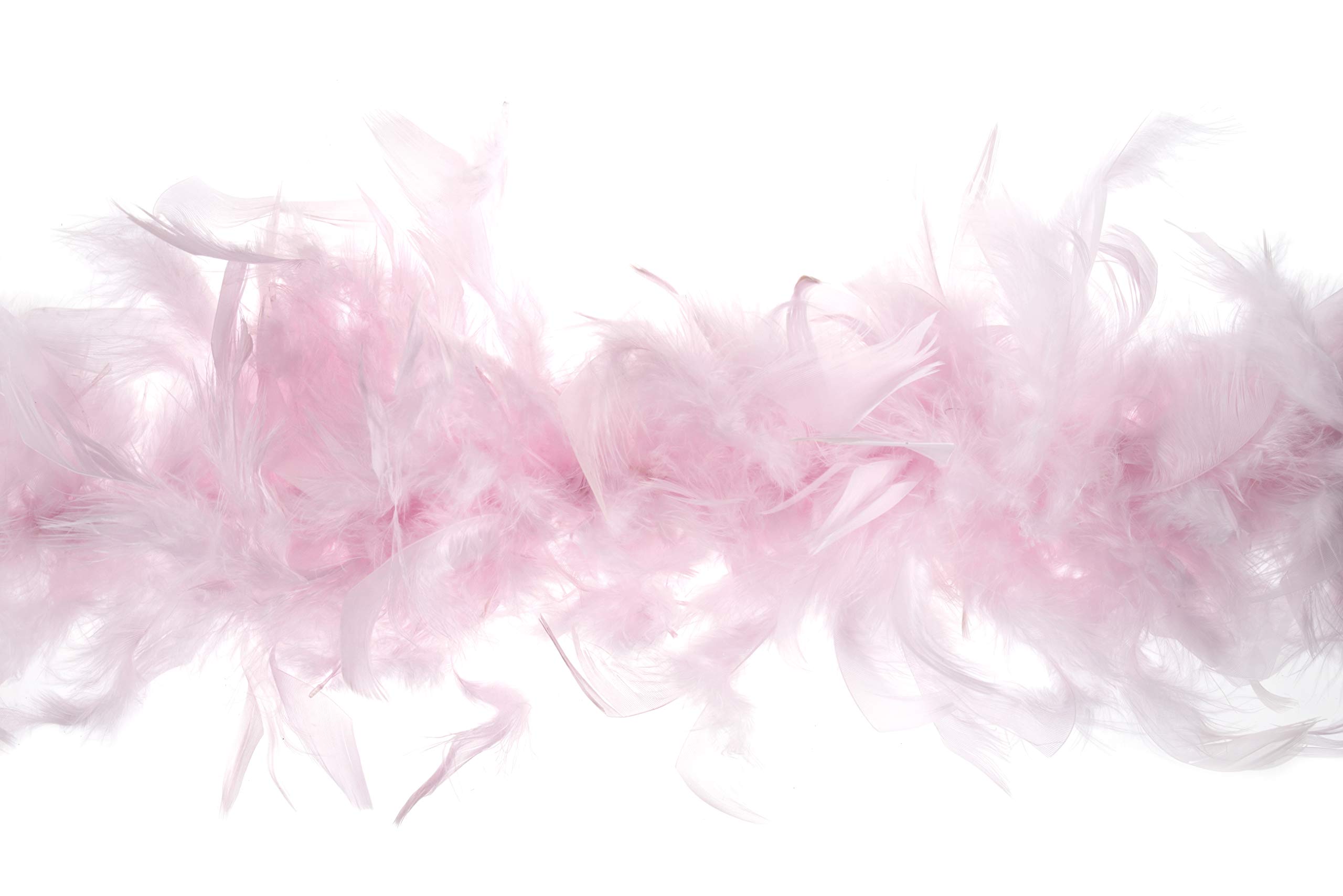 Trimits Marabou Feather Boa, 1.8m x 12cm, Fancy Dress for Parties, Festivals, Pride, Hen Do, Stag Do, Halloween, Christmas, Pink