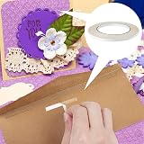 ZTMY 3 Rolls Double Sided Tape 6mm x 15m Craft Adhesive Sticky Tape view 5
