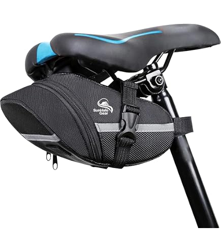 Schwinn Seat Pack for Bicycles, Black, Wide Opening Zipper Closure, Easy Installation, Reflective Piping, Compatible with Most Adult Bikes, Storage for Tube, Wallet, Keys and More, Bike Seat Bag