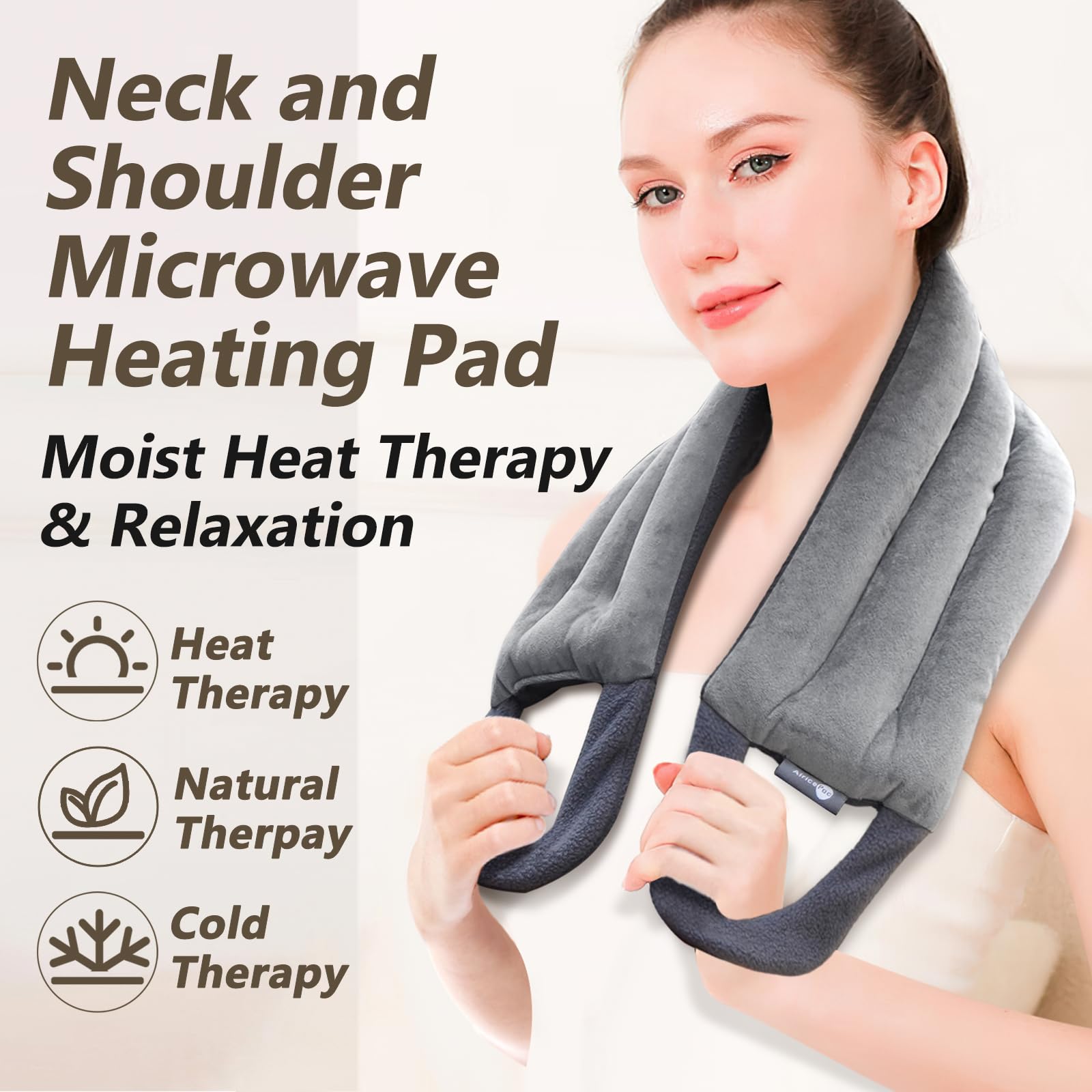 AiricePac Microwave Heating pad for Neck and Shoulders Back 33 * 5