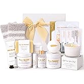 Spa Gifts for Women 13Pcs Mothers Day Gifts Happy Birthday Gift Baskets, Christmas Relaxing Home SPA Kit Bath Set Self Care Package Thank You Box for Mom Her Sister Teacher Friends Friendship