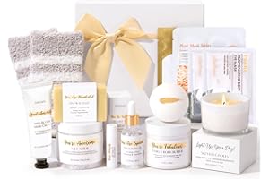 SUHCTUPTX Spa Gifts for Women 13Pcs Mothers Day Gifts Happy Birthday Gift Baskets, Christmas Relaxing Home SPA Kit Bath Set Self Care Package Thank You Box for Mom Her Sister Teacher Friends Friendship