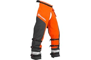 Husqvarna unisex adult 36-38 In. Orange/Gray Tech. Technical Chaps, Orange, 36 to 38-Inch US