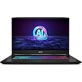 MSI Katana A17 AI 17.3” 240Hz QHD Gaming Laptop: Ryzen 9-8945HS, NVIDIA Geforce RTX 4070, 64GB DDR5, 2TB NVMe SSD, Cooler Boo