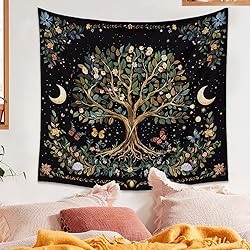 Jhdstore Tree of Life Tapestry for Bedroom Wall