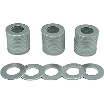 568-Piece Aluminum Crush Washer Kit - 18 Sizes Oil Drain Plug Gasket Assortment M6-M24
