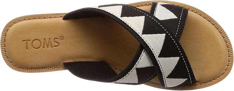 black geometric women's viv sandals