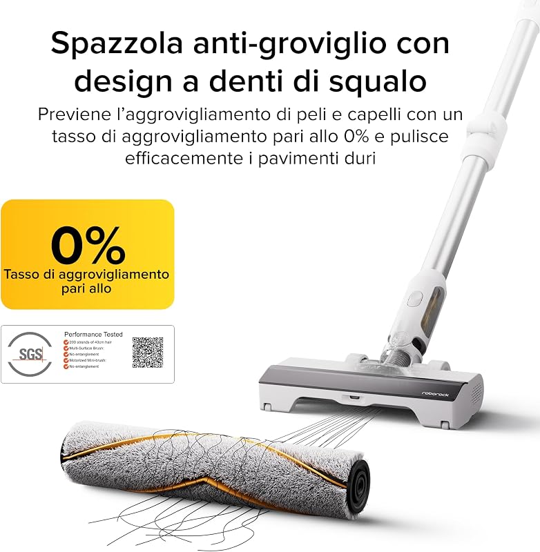 H60 Aspirapolvere Senza Fili, Aspirazione Potente 27,000Pa, 60 min