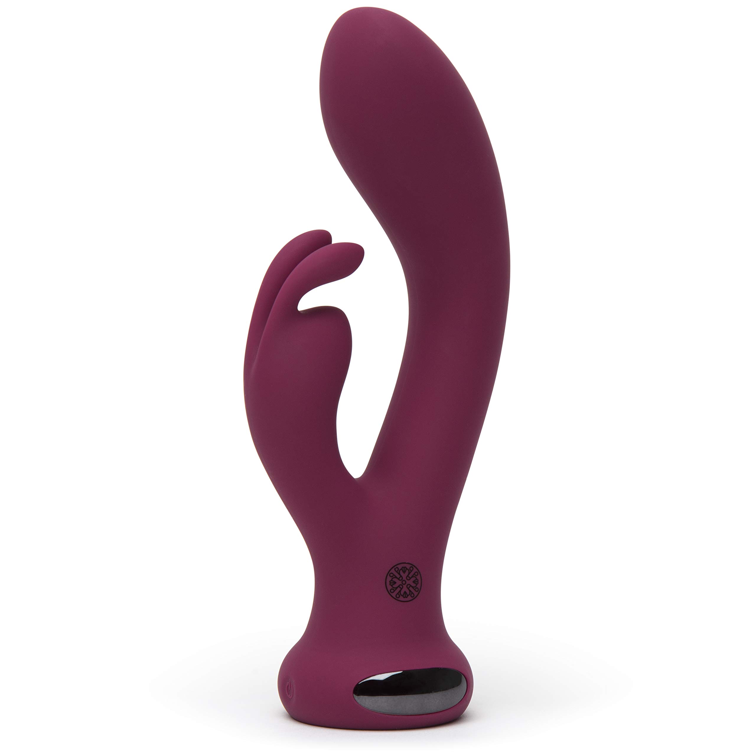 Lovehoney Mantric Rabbit Vibrator - 4.5 Inch Curved G Spot Vibrator for Women - Silicone Rabbit Ears & Beginner Friendly - Dual Stimulation Adult Sex Toy - Rechargeable & Waterproof - Pink