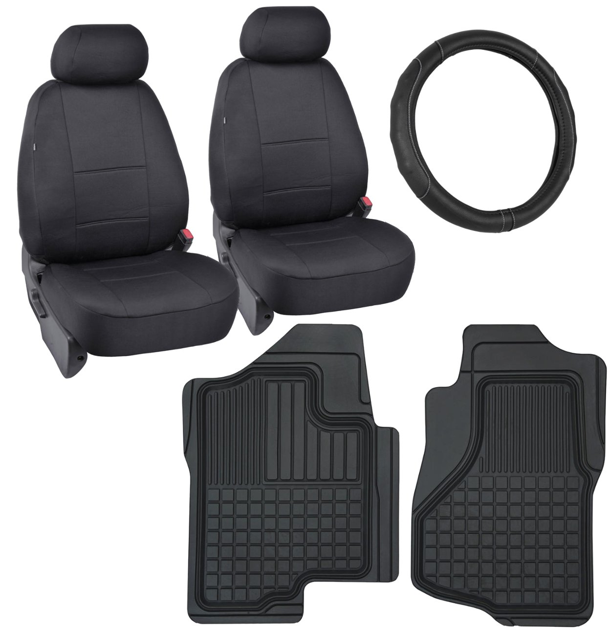 NeoCloth Custom Fit Seat Covers & Heavy Duty 3D Rubber