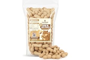 Trailmark Naturals - 3 LB - Raw Peanuts For Squirrels, Raw In Shell Peanuts For Birds and Wildlife- Squirrel Food, Wild Bird Seed - Grown in The USA