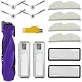 aoteng Replacement Accessories Kit for Narwal Freo X Plus Robot Vacuum Cleaner 13 Packs 1 Main Brush, 2 Filters, 4 Side Brushes, 4 Mop Cloths, 2 Dust Bags