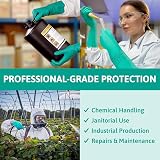 Ansell AlphaTec 37-185 Nitrile Gloves Chemical Resistant Green M 1 Pair view 3