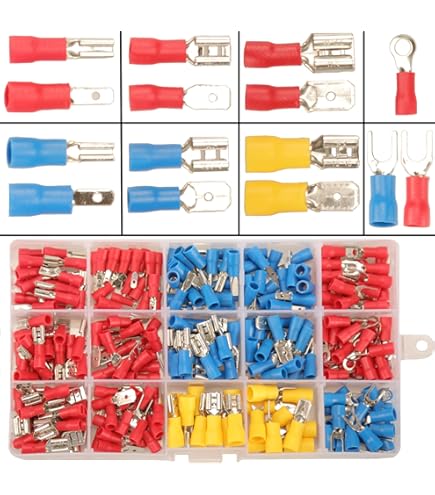 Stakon RB14-10X Ring Terminal, Standard, Expanded Entry, Nylon Insulated, 0.95-Inch