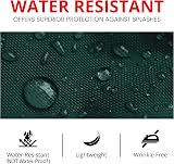 Utopia Kitchen Adjustable Bib Apron with 2 Pockets Green - Water-Resistant view 3