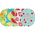 Glucomart Adhesive Patches for Dexcom G7, Dexcom Stelo, and Infusion Sets (5 Count) – Maximum Strength CGM Patches, Waterproof & Hypoallergenic (Fruits Variety Pack) (G7/Infusion Sets)