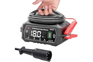 HIYITON Golf cart Battery Charger, 48V 13A and 36V 18A Trickle Battery Charger,48 Volt cart Golf Charger,for 48 Volt Club Golf Car,Lithium,LiFePO4,Lead-Acid AGM/Gel/SLA..Battery Charger,3 Pin Round Plug