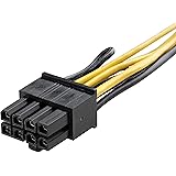 StarTech.com PCI Express 6 pin to 8 pin Power Adapter Cable - Power cable - 6 pin PCIe power (F) to 8 pin PCIe power (M) - 6.