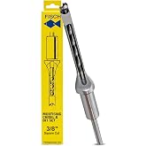 Mortise Bits Chisel Set - Square Hole Drill - 3/8" Dia x 5/8" x 8-1/2" OAL | Mortise Bit Chisel Set &ndash; Hollow Square Hole Drill Bits for Wood, Square Hole Drill Set Mortising Adapter and Tenon Machine
