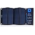 BigBlue 28W tragbar Solar Ladeger&auml;t 2-Port USB 4 Wasserdichte Solarpanel mit digital Amperemeter und Rei&szlig;verschluss zum Schutz - f&uuml;r Wiederaufladen USB-Ger&auml;te - iPhone Android GoPro usw, Schwarz