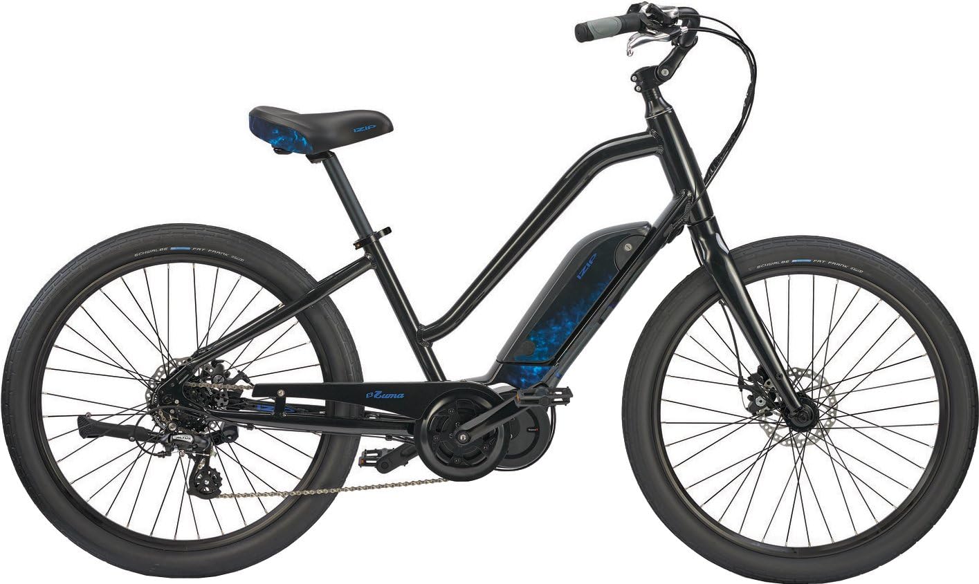 IZIP E3 Zuma 26" Women's Step-Thru Beach Cruiser Electric Bike with 350W Mid-Motor and 48V, 417Wh Lithium Battery, 2018 Model