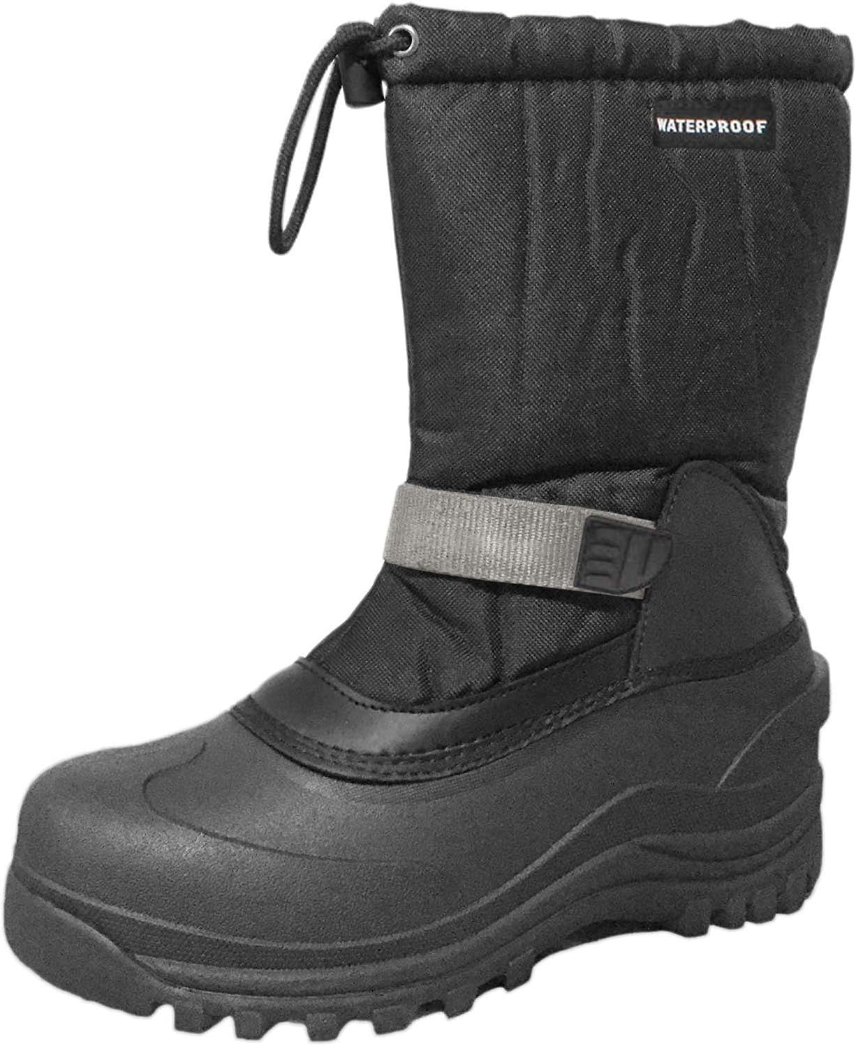 CLIMATEX Climate X Mens Ysc5 Snow Boot,Black/Charcoal,9