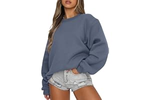 EFAN Womens Oversized Sweatshirts Crewneck y2k Hoodies Fall Fashion Outfits Teen Girls Cute Sweater 2025 Winter Clothes