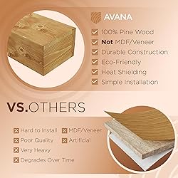 Avana Fireplace Mantle - Natural Fireplace Mantles