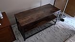 VASAGLE Lowboard, LTV43BX vintage-braun 110,0 x 40,0 x 50,0 cm, 1 St. büroplus