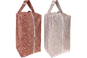 Mama Koala Waterproof Diaper Pods for Baby Items, Cloth Diapers, Swimsuits, Travel, Gym Clothes, Beach, Pump Parts, Toiletries, 2 Pack(DP-Sunset)