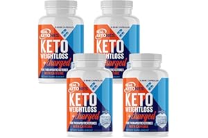 Real Ketones - Day Time AM Caffeine Keto Pills - BHB Exogenous Ketones Capsules, Energy, Focus and Rapid Ketosis (60 Servings)
