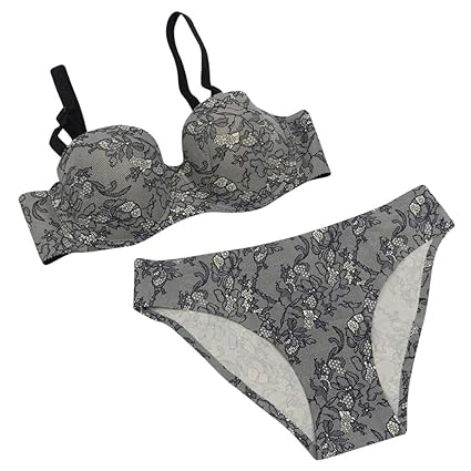 FATESHOP Sexy Unterwäsche Anzug Retro Luxus fragmentarischen einteiligen nahtlosen BH-Anzug