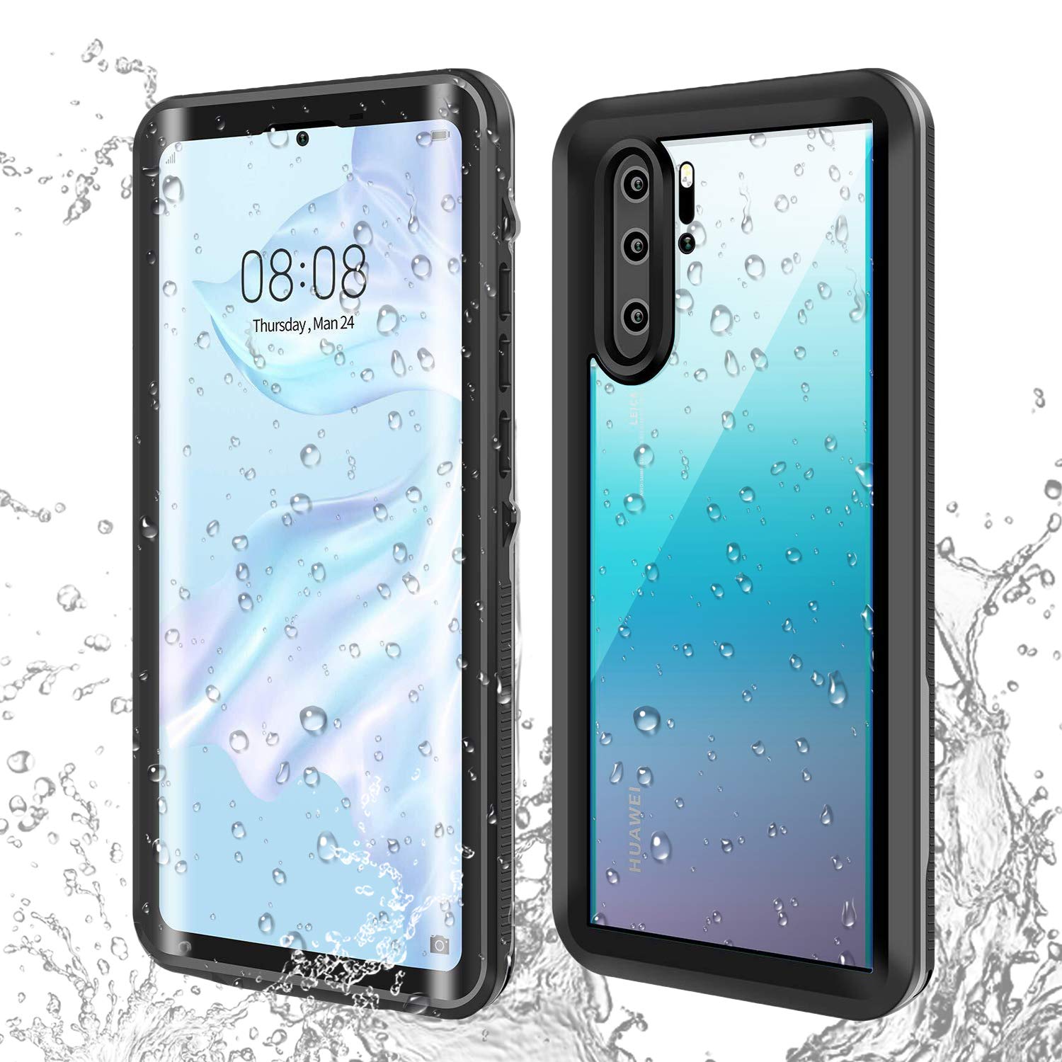 AICase Waterproof Case for Huawei P30 Pro, [IP68 Certified] 360° Protection Waterproof Case [Shockproof] Dustproof, Snowproof for Huawei P30 Pro