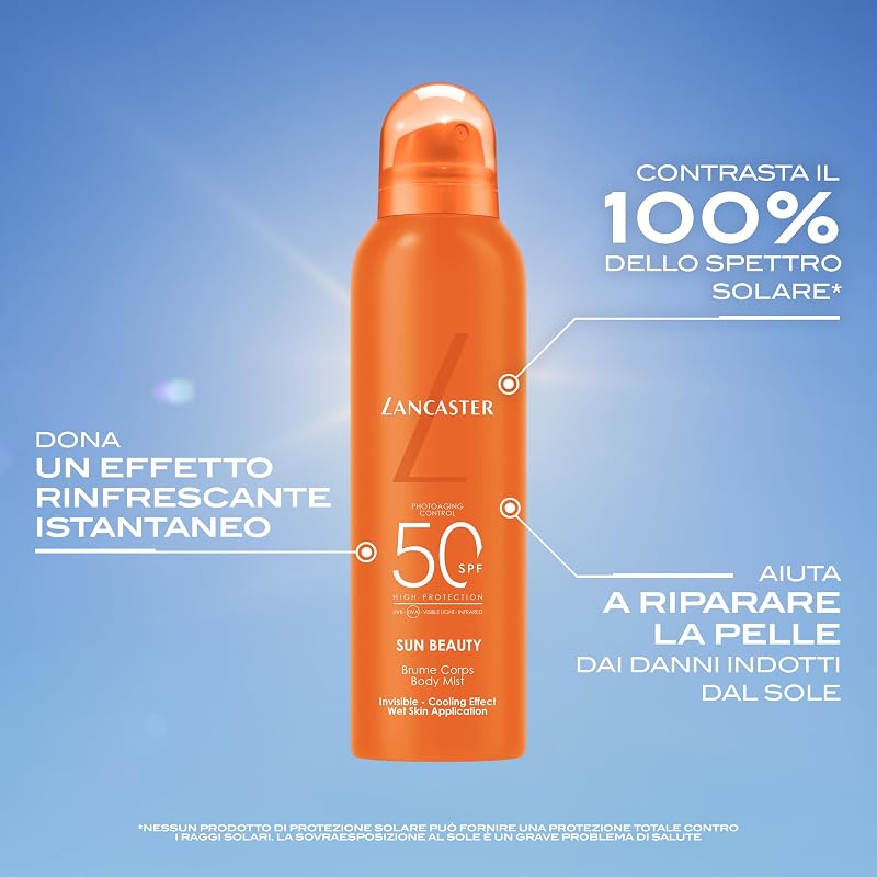 Sun Beauty Body Mist SPF30 Sunscreen Filtro Solare