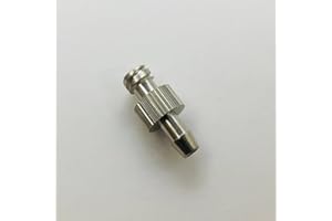 DYNAPEX Metal Female Luer Lock Syringe Fitting to 5mm or 3/16" Barb Hose (2 Units)